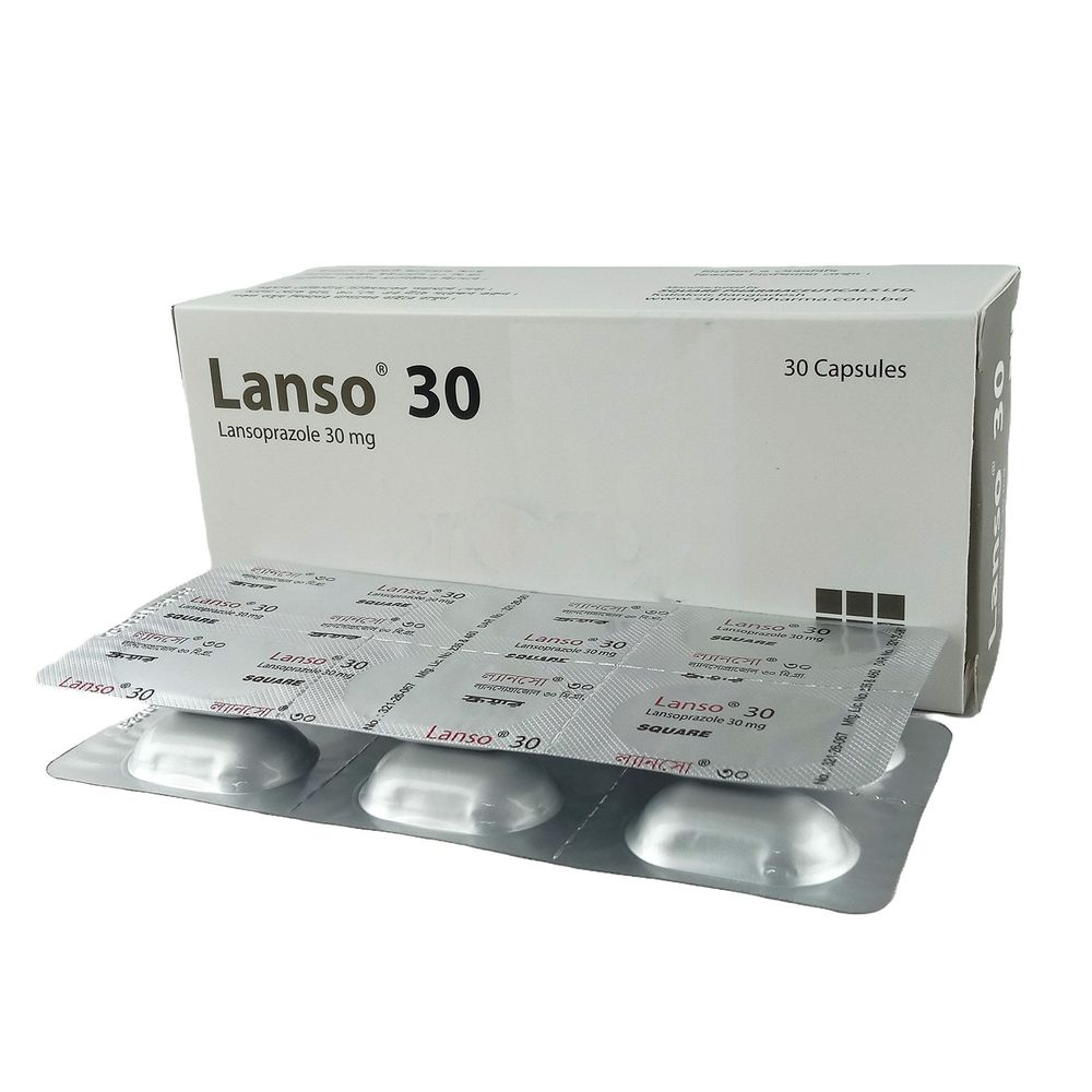 Lanso 30 mg Capsule Lanso 30 mg Capsule -6pcs - Image 1