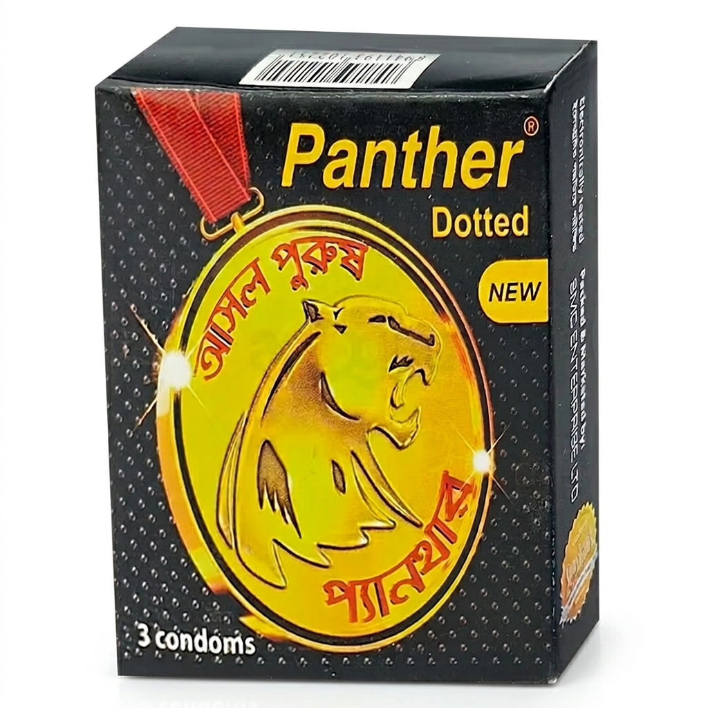 Panther Condom 3pcs pack Panther Condom 3pcs Pack - Image 1