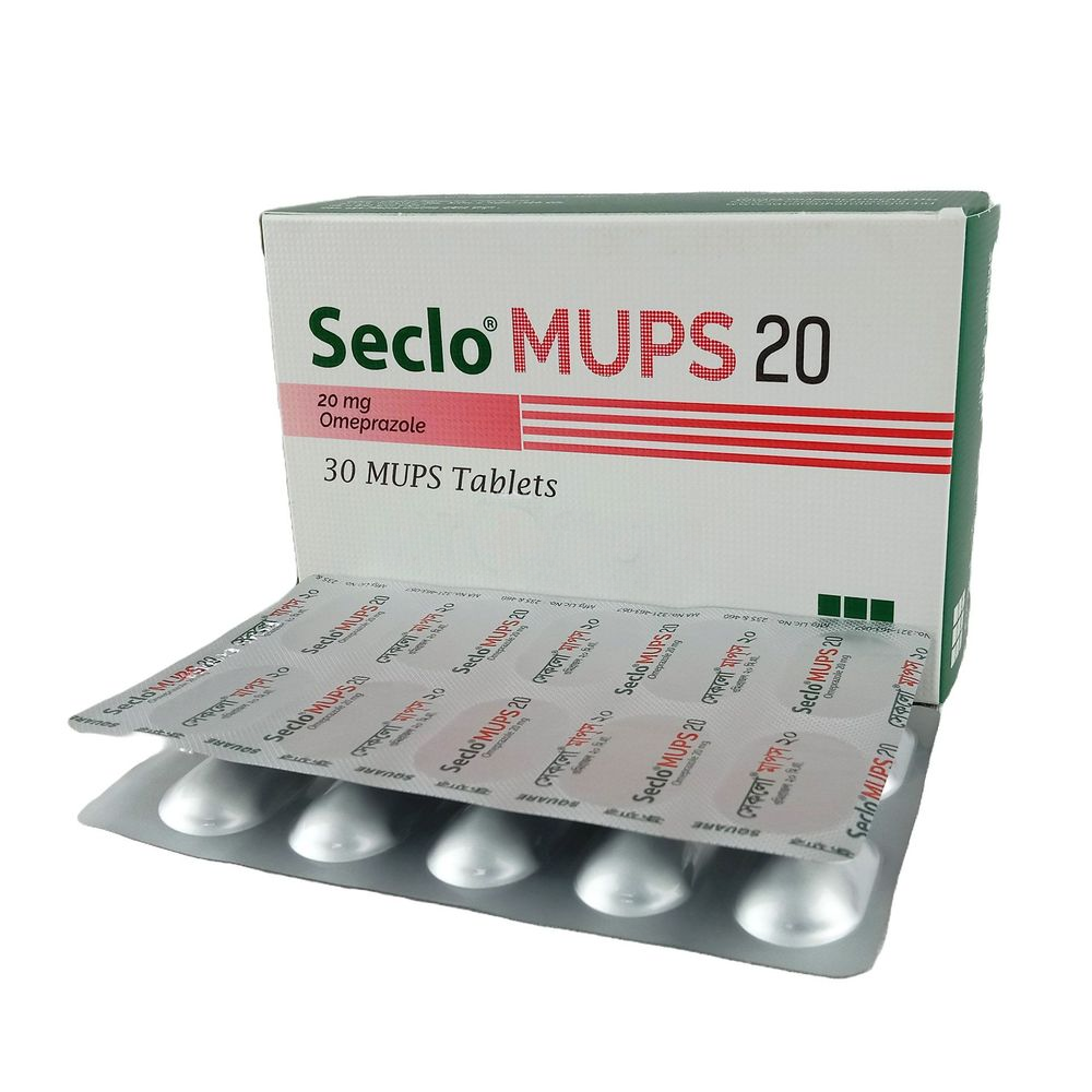 Seclo Mups 40 mg Capsule Seclo Mups 20 mg Tablet -10pcs - Image 1