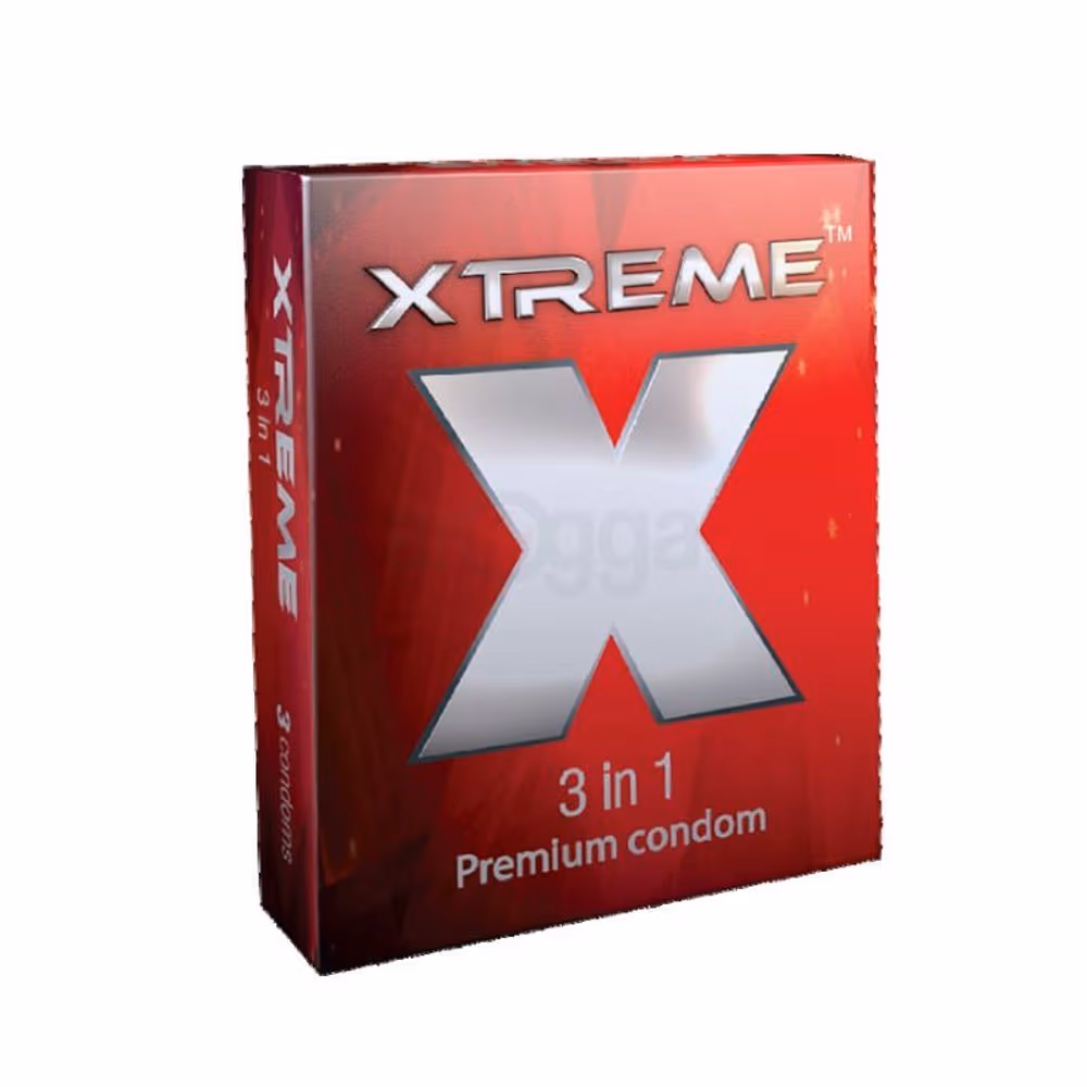 Xtreme 3 In 1 Premium Condom 3pcs Pack Xtreme 3 In 1 Premium Condom 3pcs Pack - Image 1