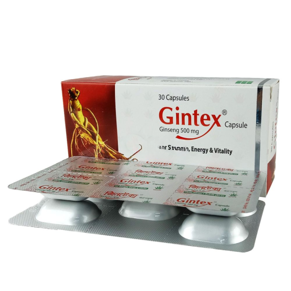 Gintex 500 mg capsule -5pcs